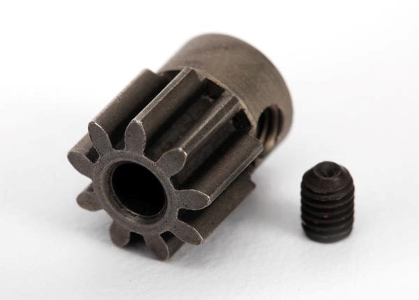 Traxxas 6745 - Gear 9-T pinion (32-p) (steel) (fits 3mm shaft)/ set screw