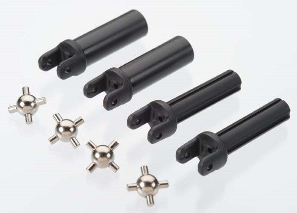 Traxxas 6759 - Half shafts heavy duty (external splined (2)/ internal splined (2))/ metal u-joints (4)