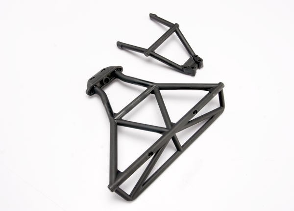 Traxxas 6836X - Bumper Rear/ Bumper Mount Rear (Black)