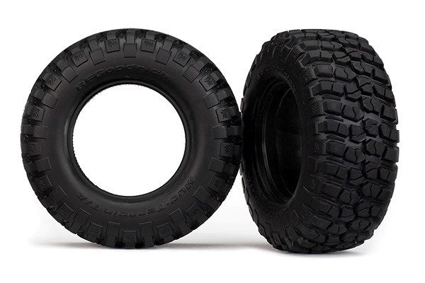 Traxxas 6871 - Tires BFGoodrich Mud-Terrain T/A KM2 (dual profile 4.3x1.7- 2.2/3.0") (2)/ foam inserts (2)