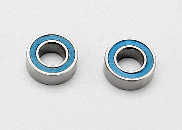 Traxxas 7019 - Ball bearings blue rubber sealed (4x8x3mm) (2)