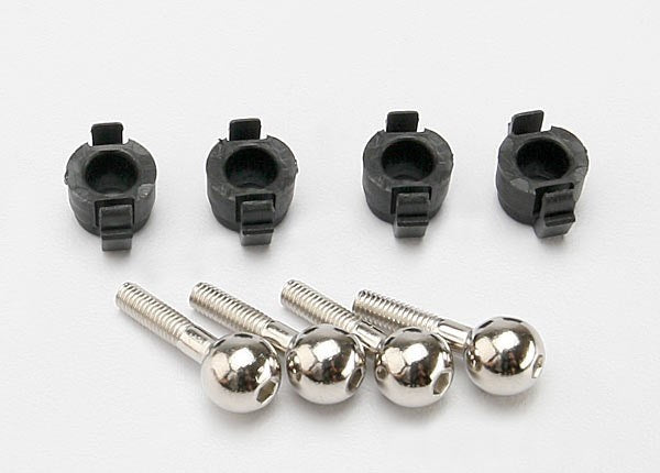 Traxxas 7033 - Pivot Balls (4)/ Pivot Ball Caps (4)