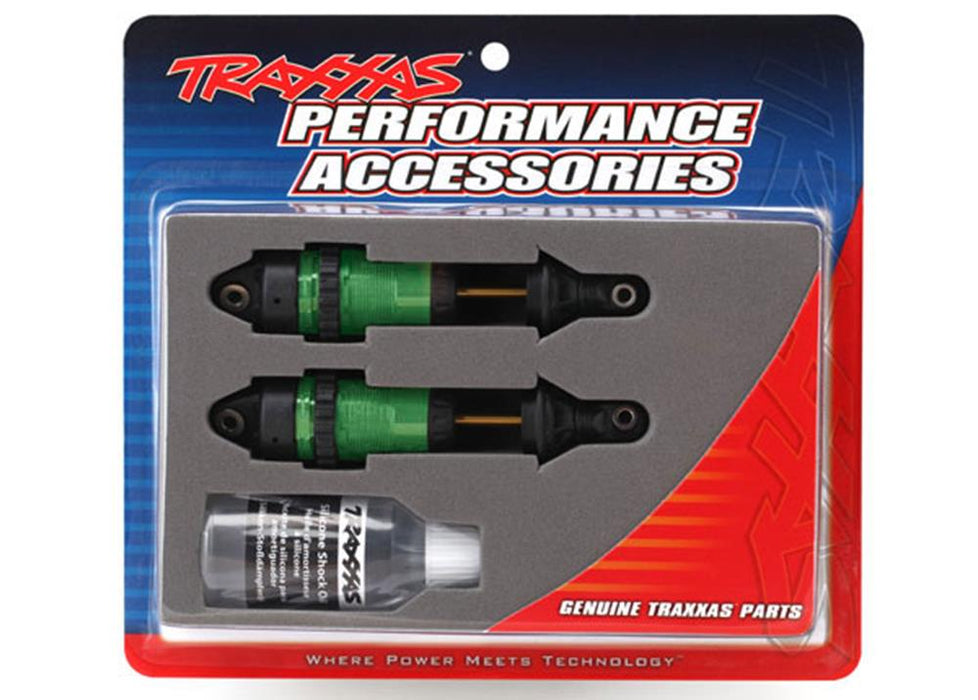 Traxxas 7461G - Shocks GTR long green-anodized (2)