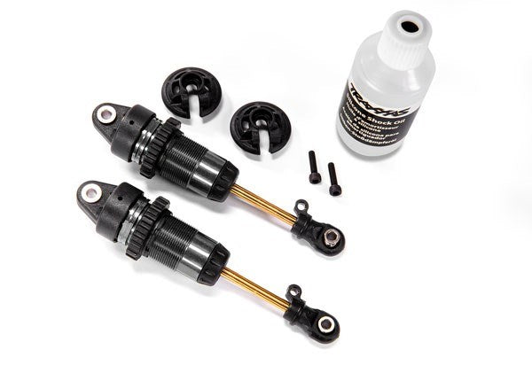 Traxxas 7461X - Shocks Gtr Long Hard-Anodized Ptfe-Coated Bodies With Tin Shafts (2)