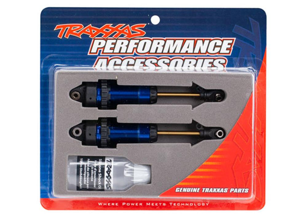 Traxxas 7462 - Shocks GTR xx-long blue-anodized without springs (2)