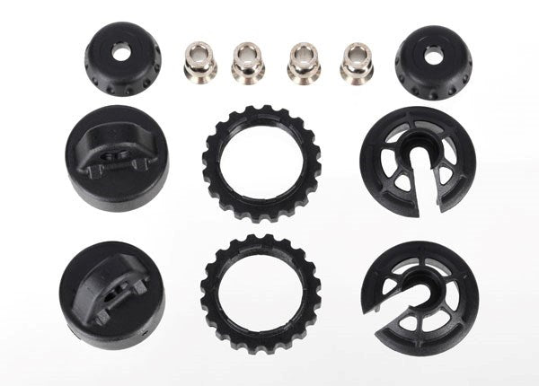 Traxxas 7468 - Caps and spring retainers GTR long/xx-long shock (hollow balls / caps/ retainers)