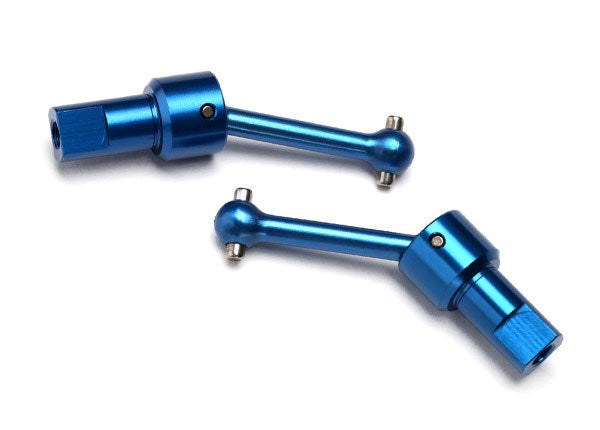 Traxxas 7550R - Driveshaft Assembly Front/Rear 6061-T6 Aluminum (Blue-anodized) (2)