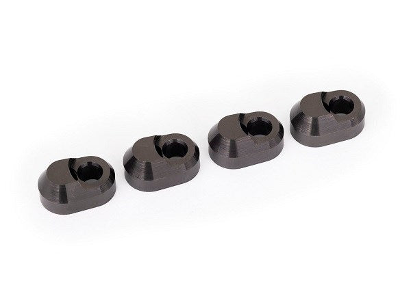 Traxxas 7743 Suspension pin retainer 6061-T6 aluminum (gray-anodized) (4)