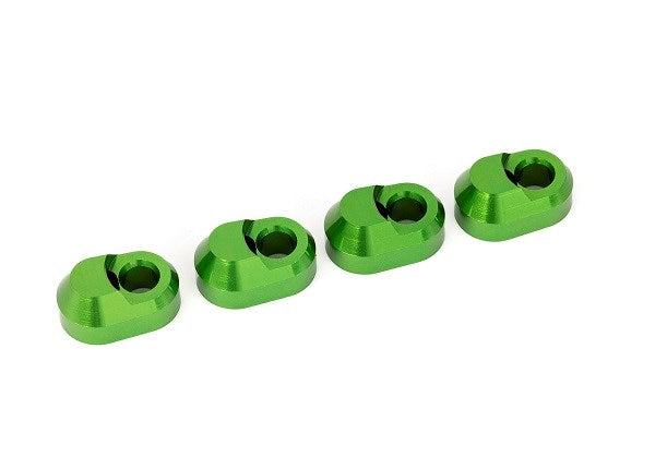 Traxxas 7743 Suspension pin retainer 6061-T6 aluminum (green-anodized) (4)