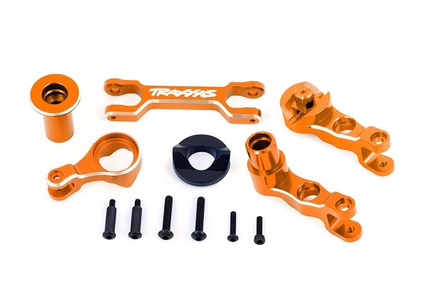 Traxxas 7746 Steering bellcranks / draglink (6061-T6 aluminum orange-anodized)