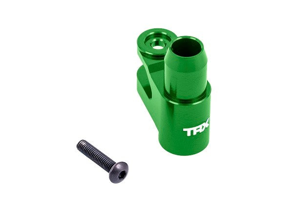 Traxxas 7747 Servo horn steering 6061-T6 aluminum (green-anodized)