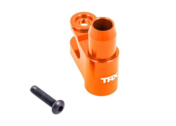 Traxxas 7747 Servo horn steering 6061-T6 aluminum (orange-anodized)
