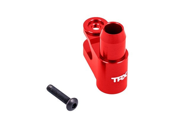 Traxxas 7747 Servo horn steering 6061-T6 aluminum (red-anodized)