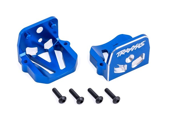 Traxxas 7760 Motor mounts 6061-T6 aluminum (blue-anodized)