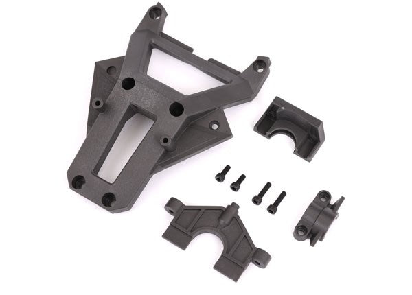 Traxxas 7820 Servo mount/ bulkhead cover/ chassis brace/ steering cover /3x12mm CS (2)