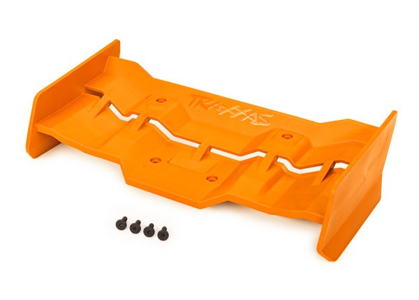 Traxxas 7821T Wing orange/ 4x12mm FCS (4)