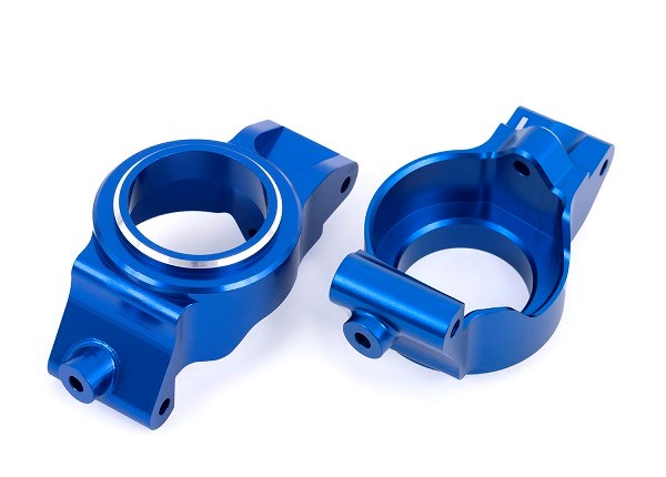 Traxxas 7832 Caster blocks (c-hubs) 6061-T6 aluminum (blue-anodized)