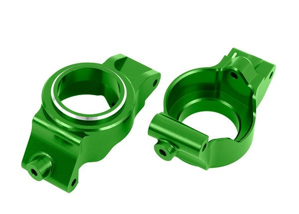 Traxxas 7832 Caster blocks (c-hubs) 6061-T6 aluminum (green-anodized)