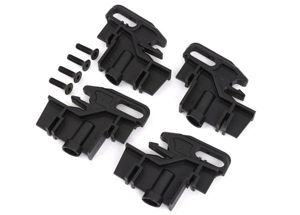 Traxxas 7833 Battery hold-down mounts left (2)/ right (2)/ 4x15mm CCS (4)