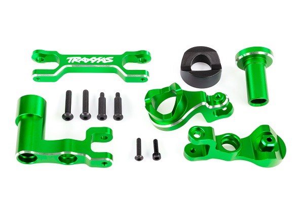 Traxxas 7843 Steering bellcranks / draglink (6061-T6 aluminum green-anodized)