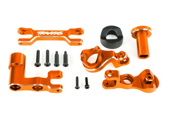 Traxxas 7843 Steering bellcranks / draglink (6061-T6 aluminum orange-anodized)