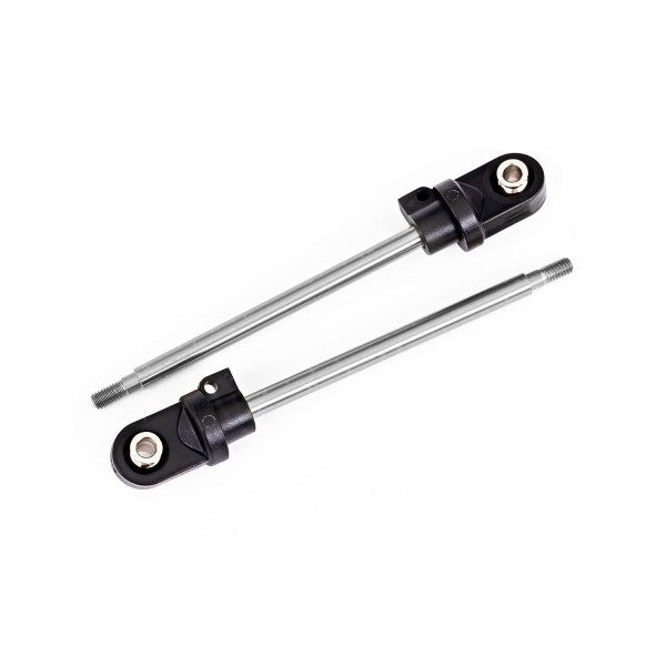Traxxas 7863 - Shock shaft 92mm (GTX) (steel chrome finish) (2) (with rod ends & hollow balls)
