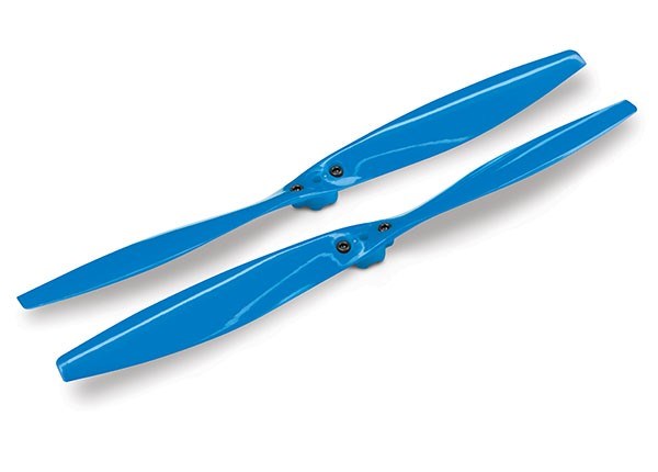 Traxxas 7929 - Rotor Blade Set Blue (2) (With Screws)