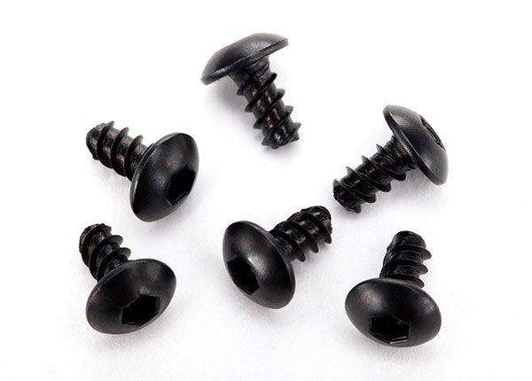 Traxxas 7944 - Screws 2.6x5mm button-head self-tapping (hex drive) (6)