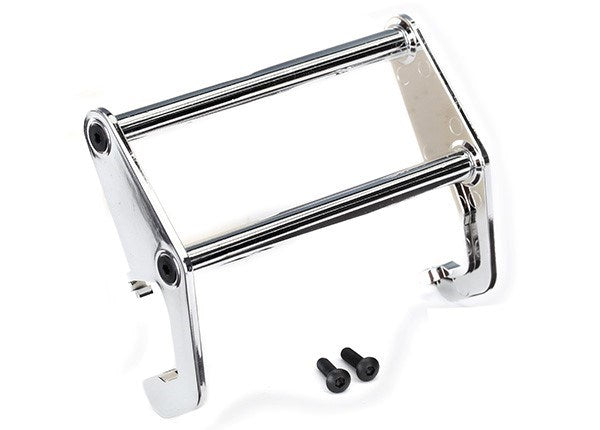 Traxxas 8066 - Push Bar Bumper (Chrome) (Fits #8069 Bumper)