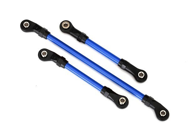 Traxxas 8146X - Steering Link Draglink Panhard Link (Blue Powder Coated Steel)