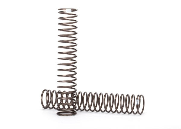 Traxxas 8153 - Springs shock long (natural finish) (GTS) (0.29 rate white stripe) (for use with TRX-4 Long Arm Lift Kit)