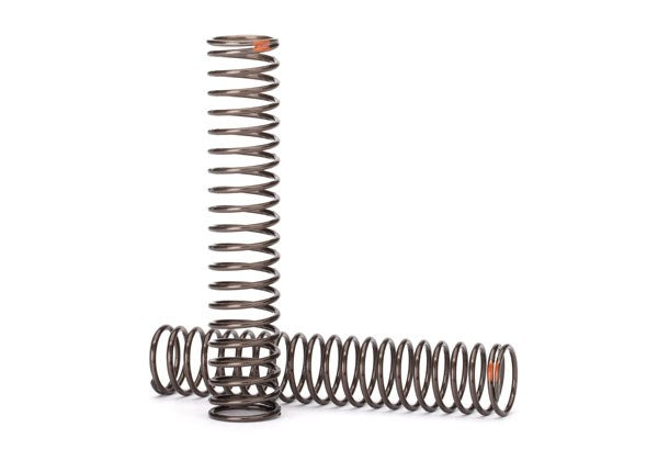 Traxxas 8154 - Springs shock long (natural finish) (GTS) (0.39 rate orange stripe) (for use with TRX-4 Long Arm Lift Kit)