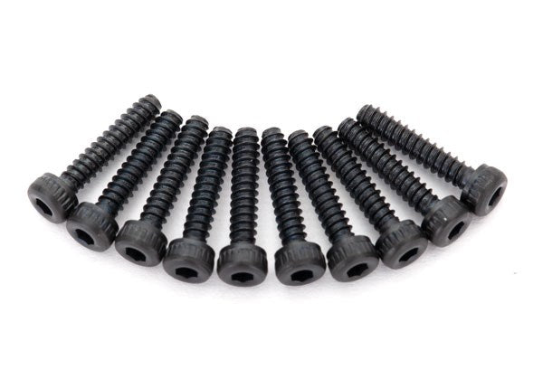 Traxxas 8167 - Screws 2x10mm cap-head self-tapping (hex drive) (10)