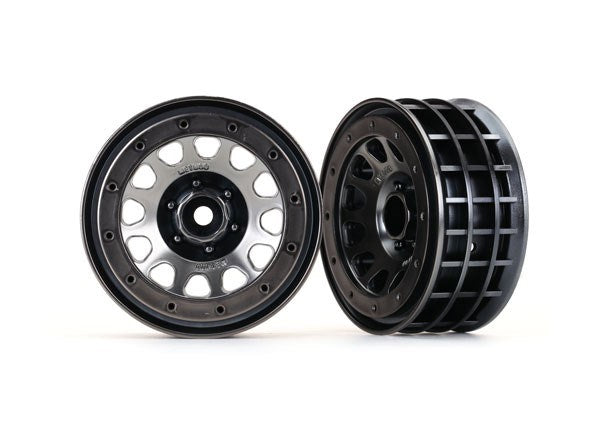 Traxxas 8171 - Wheels Method 105 2.2' (Black Chrome Beadlock) (Beadlock Rings Sold Separately)