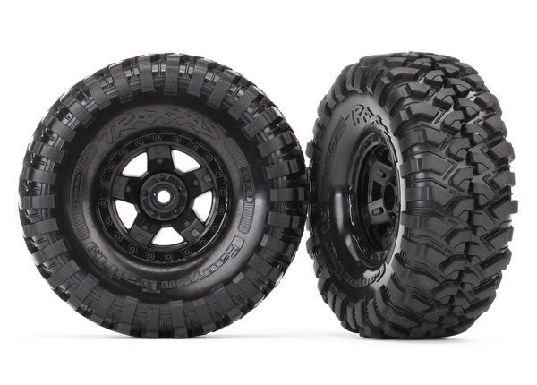 Traxxas 8179 Tires and wheels assembled glued (TRX-4 Sport wheels Canyon Trail 1.9 tires) (2)