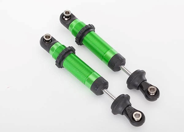 Traxxas 8260G - Shocks Gts Aluminum (Green-Anodized) (Assembled With Spring Retainers) (2)