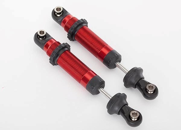 Traxxas 8260R - Shocks Gts Aluminum (Red-Anodized) (Assembled With Spring Retainers) (2)