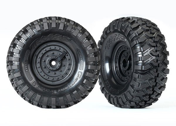Traxxas 8273 - Tires And Wheels Assembled Glued (Tactical Wheels Canyon Trail 1.9 Tires) (2)