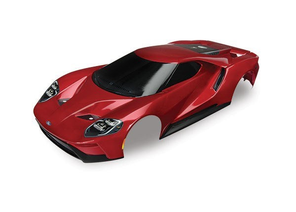 Traxxas 8311R - Body Ford Gt Red (Painted Decals Applied)