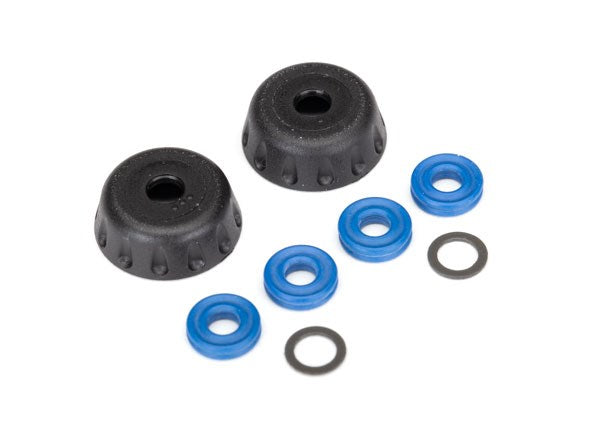 Traxxas 8458 - Double seal kit GTR shocks (x-rings (4)/ 4x6x0.5mm PTFE-coated washers (2)/ bottom caps (2)) (renews 2 shocks)