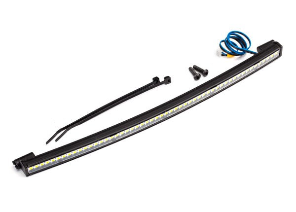 Traxxas 8488 LED light bar roof (curved high-voltage) (52 white LEDs (single row) 202mm wide)