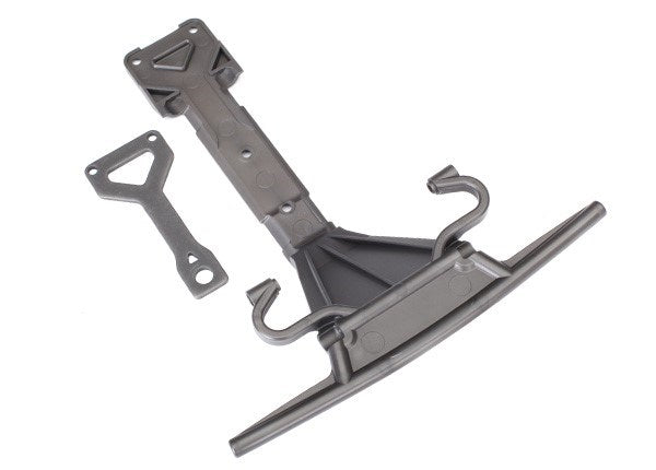 Traxxas 8537 - Skidplate Front (Plastic)/ Support Plate (Steel)