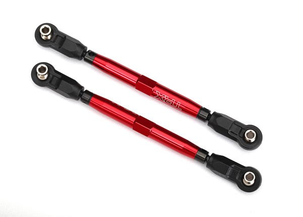 Traxxas 8547R Toe links front For UDR (TUBES red-anodized) (102mm) (2)