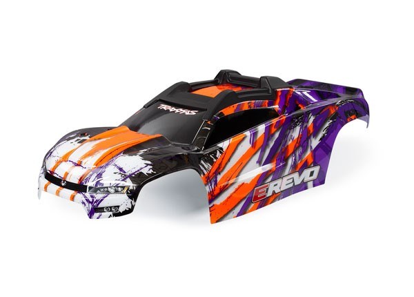 Traxxas 8611T - Body E-Revo Purple Assembled