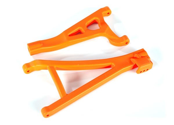 Traxxas 8631T - Suspension arms orange front (right) heavy duty (upper (1)/ lower (1))
