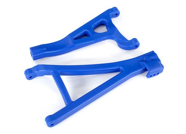 Traxxas 8631X - Suspension arms blue front (right) heavy duty (upper (1)/ lower (1))