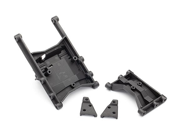 Traxxas 8830 - Chassis crossmember (intermediate (1) & rear (1))/ shock mounts (left & right)