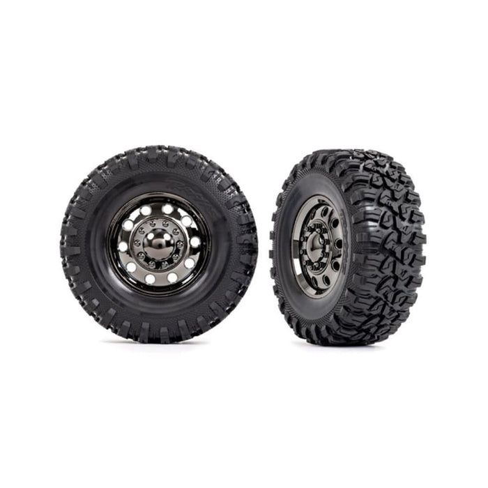Traxxas 8854 TRX-6 2.2" wheels Canyon RT 4.6x2.2" tires (front) (2)
