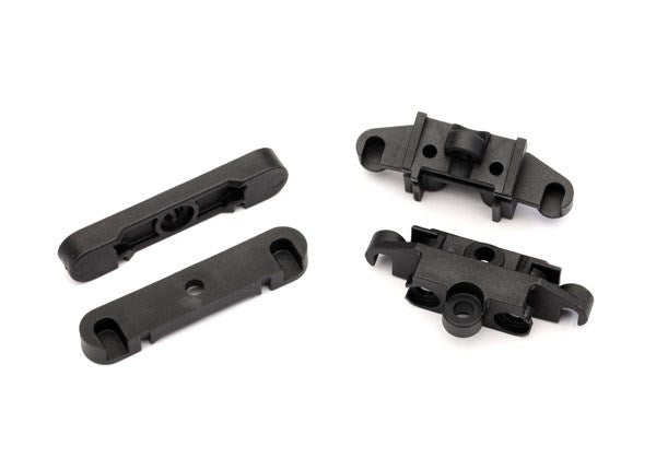 Traxxas 8916 - Mount tie bar front (1)/ rear (1)/ suspension pin retainer front or rear (2)