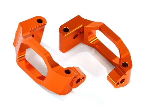 Traxxas 8932A Caster blocks (c-hubs) Orange-anodized